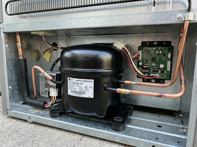 Fridge inverter compressor conversion retrofit with driver board